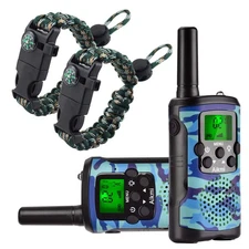 Walkie Talkies for Kids 22 Channel 2 Way Radio 3 Miles Long Range Handheld Wa...