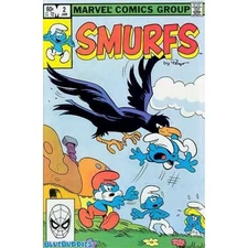 Smurfs #2 - 1982 series Marvel comics VF+ [x,