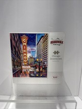 Boardwalk Downtown Chicago Theater District 500 Piece Jigsaw Puzzle Collectible