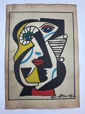 Roy Lichtenstein COA Art Painting Original Drawing Vintage Paper Signed
