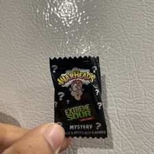 Rare Factory Defect Empty, Sealed, Unopened Warheads Sour Black Cherry Candy