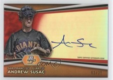 2012 Bowman Platinum Prospects Red Refractor 3/25 Andrew Susac #AP-ASU Auto 3l4