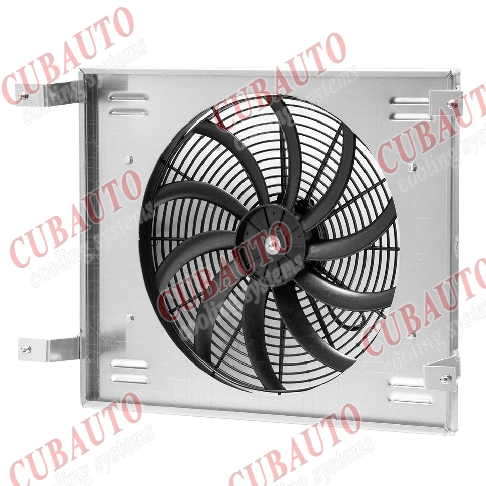 Aluminum Shroud+Fan For 63-69 Dodge Dart/Charger Coronet Plymouth Savoy Foto 4 de 4