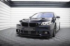 Street+ Spoilerlippe Front Ansatz V.4 passend für BMW 5er F10/F11 M-Paket schwar