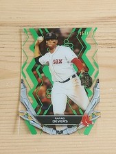 2019 Topps High Tek Green SP #057/150 Rafael Devers #7 Red Sox Giants 