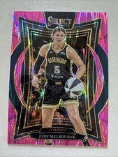 2025 Panini Select WNBA - Concourse Jade Melbourne Pink Flash Prizm #3 Mystics