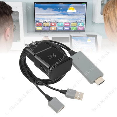 1080P HDMI Mirroring AV Cable Phone to TV HDTV Adapter For iPhone iPad Android