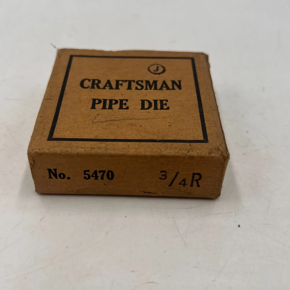 Craftsman Square Steel Pipe Threading Die 5470 Vintage 3/4 R 1S - 3/4 - 14 NPT - Image 2 of 4