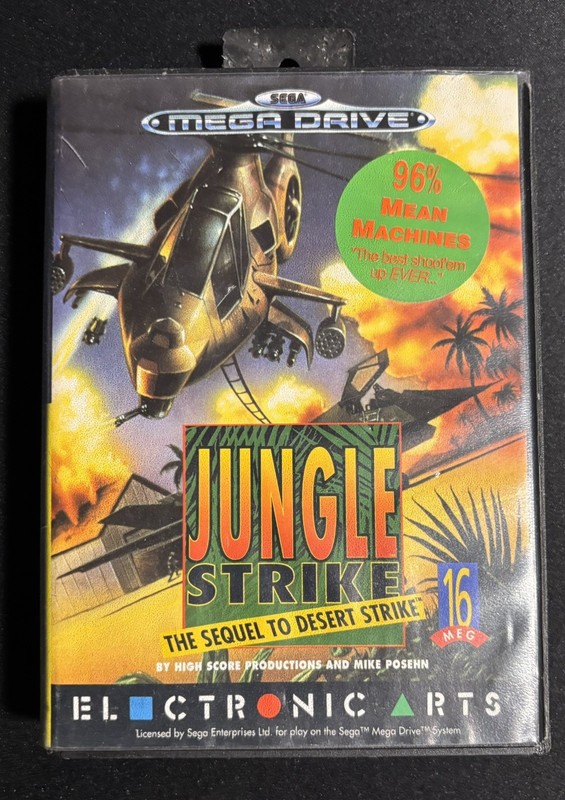 Jungle Strike - Sega Mega Drive - No Manual - PAL