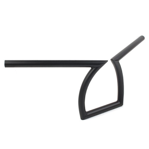 Fit Harley Cafe Racer Bobber Chopper 7/8" Motorcycle Handlebars Z Bar Drag Bars - Picture 3 of 9