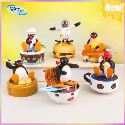 Desktop Ornament Blind Box, Pingu Cute Cartoon Action Figure Kid Trend Toy Gift