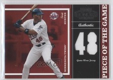 2004 Playoff Honors Die-Cut Jersey Number Jerseys /250 Torii Hunter #PG-25 t8i
