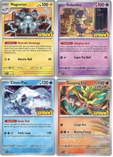 Pokemon Surging Sparks Stamped Pre-Release 151 152 153 154 Promo Set Holo SVP