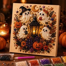 Halloween Ghost Pearl Art Diy Kit Spooky Cute 3d Diamond Painting Crafts Gifts Halloween Ghost Pearl Art Diy Kit Spooky Cute 3d Diamond Painting Crafts Gifts