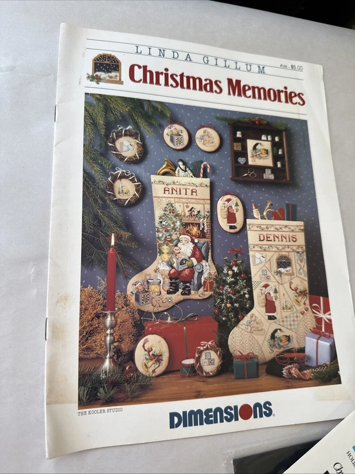 Vintage Lot of 25 Cross Stitch Patterns Christmas Holiday Booklets Leaflets - Image 3 of 4