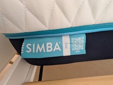 Simba Hybrid UK Double 135 x 190 cm Mattress - with protector. ***nearly new***