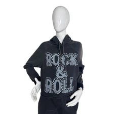 Rock & Roll Hoodie Your GoTo Gear for Concerts and Casual Days Stone L
