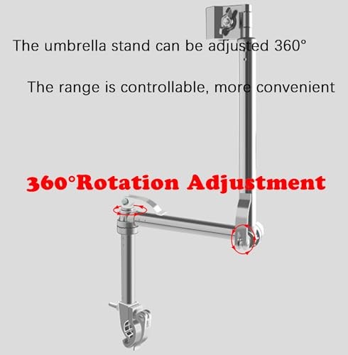 Umbrella Holder for Stroller, Wheelchair Umbrella Mount Holder, Adjustable 3 - Picture 6 of 6