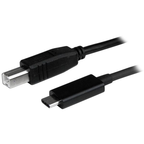 StarTech.com USB2CB1M USB cable USB C USB B Black