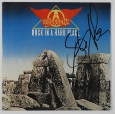 Steven Tyler Aerosmith JSA Signed Autograph Album Record Vinyl Rock In A Hard