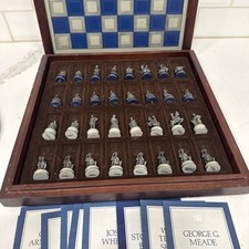 Franklin Mint 1983 Civil War Chess Set