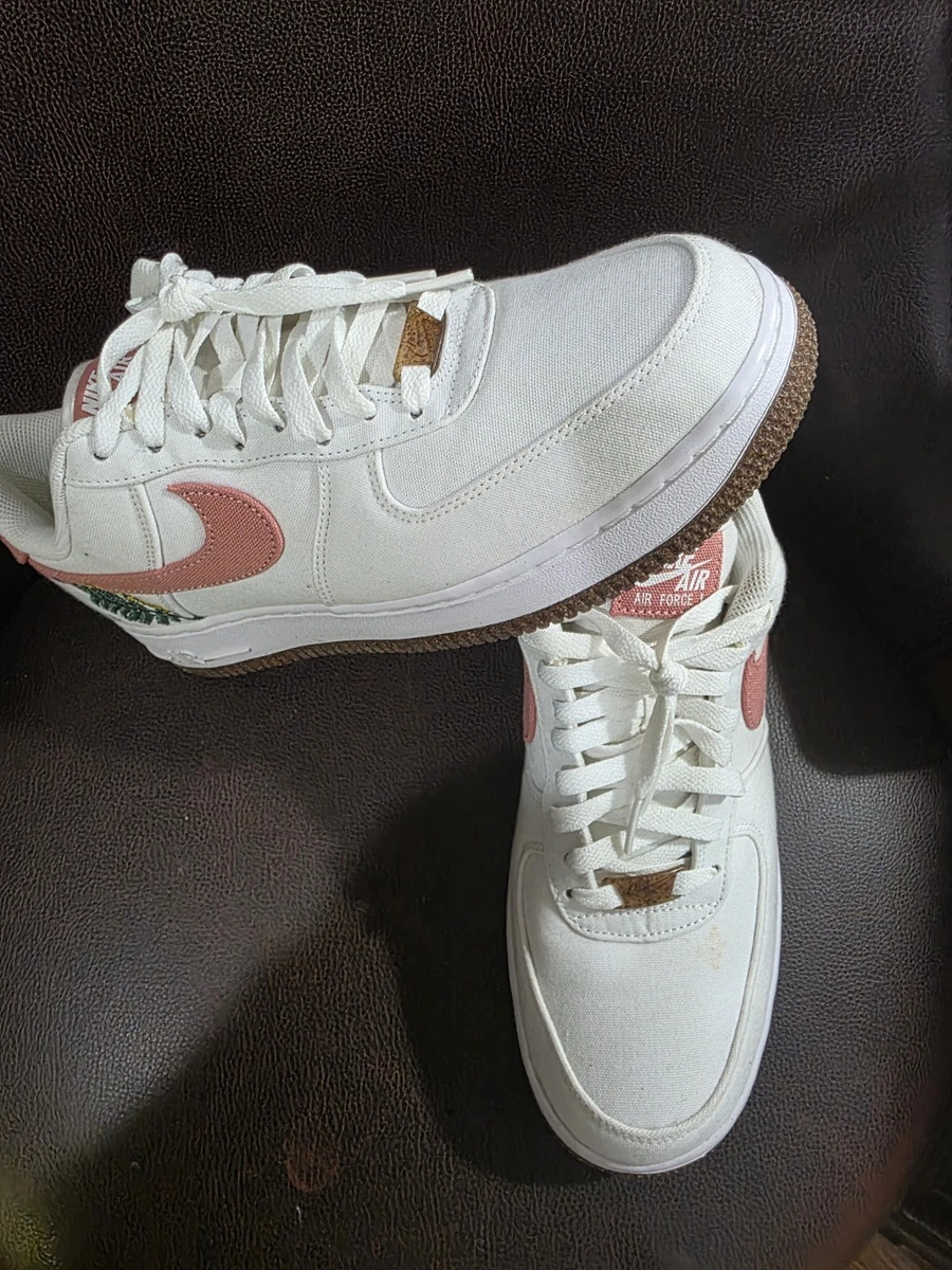 Nike Air Force 1 Canvas Low White | eBay