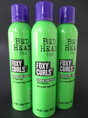 Tigi Bed Head Foxy Curls Extreme Curl Mousse 8.4 oz Pack of 3