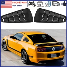 Fit for Ford Mustang 2005-2014 Quarter Side Window Louvers Sun Rain Shade Vent