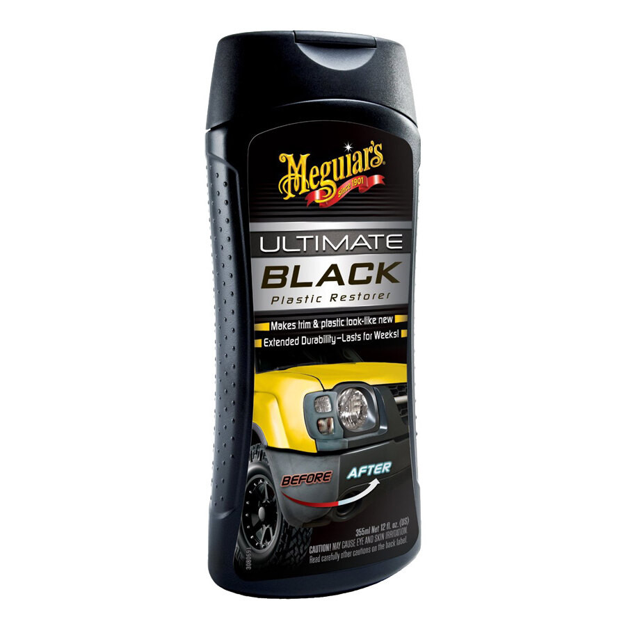 Meguiar's Ultimate Black 355ml: Rinnova Plastiche Auto Professionali - 1