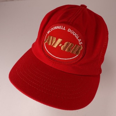 Swingster Trucker Cap McDonnell Douglas AV-8B Harrier Verstellbar Rot Gold