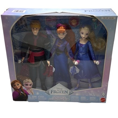 Disney Frozen Deluxe Petite Doll Set Anna Elsa Kristoff Mattel | eBay