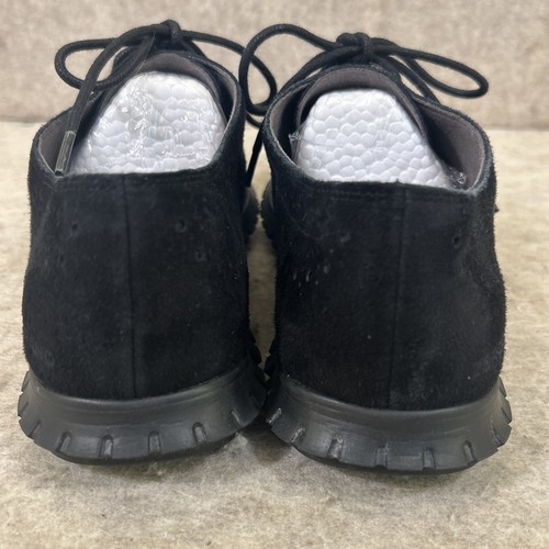Scarpe Oxford Cole Haan Zerogrand nere scamosciate a coda di rondine da donna taglia 7 B - Foto 9 di 13