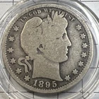 1895 Barber Quarter 25C Philadelphia Business Strike 90% Silver Circulated