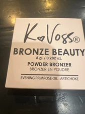 K Voss Bronze Beauty Pressed Powder Bronzer HARLEM Hydrating 0.282 oz New