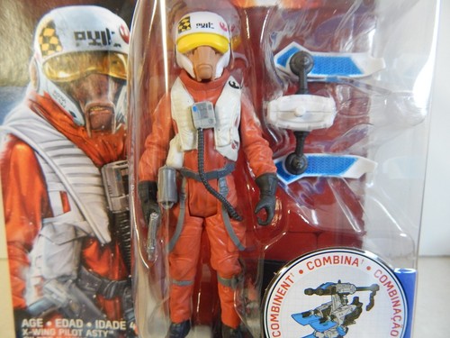 Star Wars El Despertar de la Fuerza X-Wing Pilot Asty 3 3/4" ¡Sin usar, en caja! - Imagen 2 de 4
