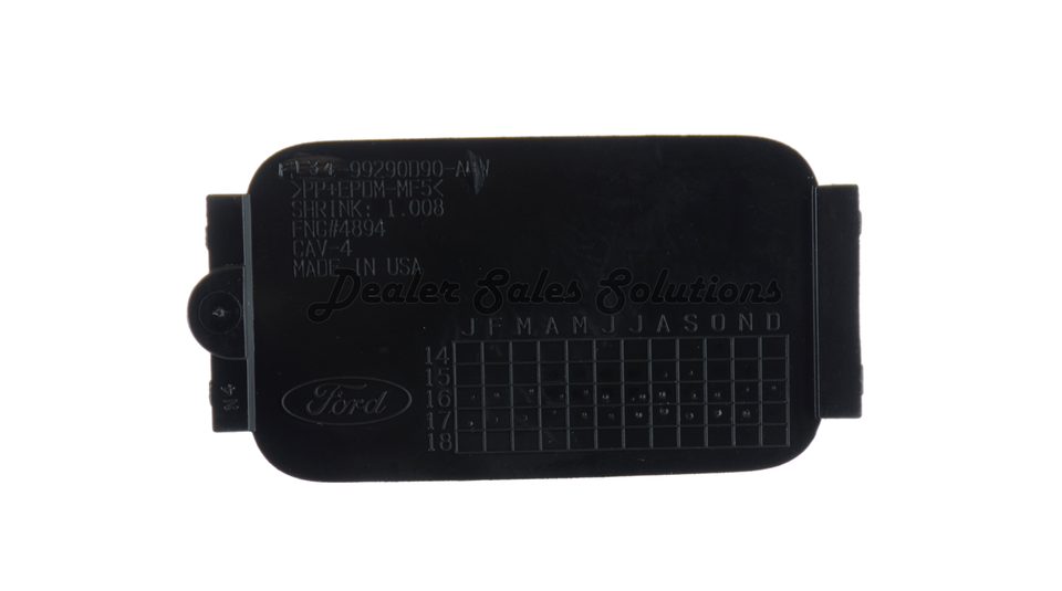 4pc Factory Ford Truck Bed Rail Cap Plastic Bedrail Insert Plug Box