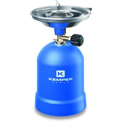 Camping Gaskocher mit Windschutz für 190 g Kartusche stabil und robust