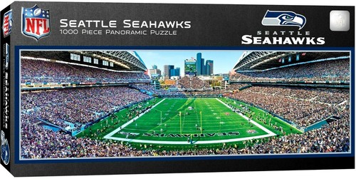 ROMPECABEZAS PANORÁMICO SEATTLE SEAHAWKS CENTURY LINK FIELD 1000 PIEZAS NFL - Imagen 3 de 3