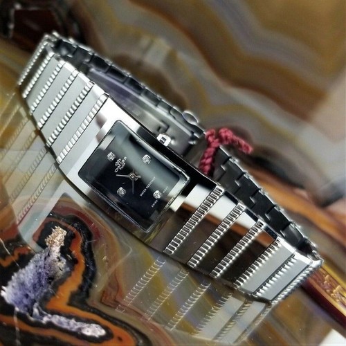 Orologio Giubileo Donna ONISS Diamante Acciaio Tungsteno Nuovo Vintage