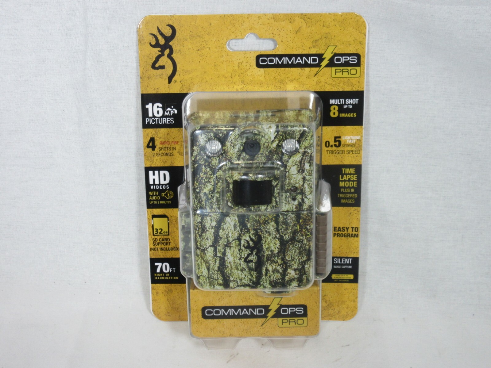Marróning Command Ops Pro 16MP cámara de trail juego de detección de 70ft BTC-4P-16 Marróning Command Ops Pro 16MP cámara de trail juego de detección de 70ft BTC-4P-16