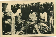 PC TOGO, TOGOVILLE, A GROUP SCENE, Vintage Postcard (b33624)