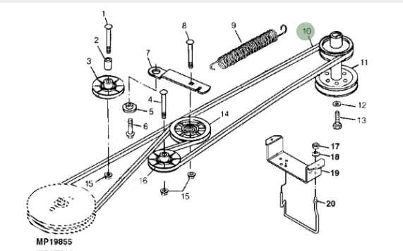 Genuine John Deere Sabre 1742GS Mower Hydrostatic Transmission