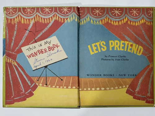 Vintage 1959 Let's Pretend Wonder Books by Frances Clarke - Imagen 2 de 9
