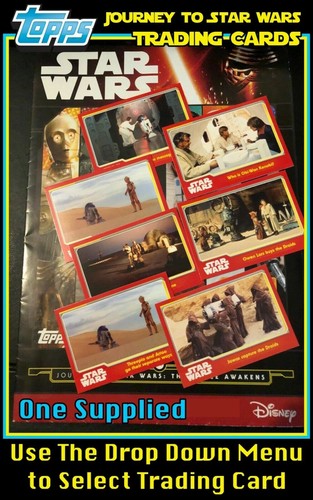 Tarjetas coleccionables Topps Journey to Star Wars Force Awakens (2015) - Artículo seleccionado - Imagen 2 de 244