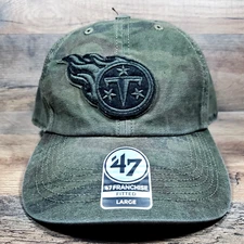 Tennessee Titans '47 Franchise Movement Classic Sandalwood Large Hat Cap NEW