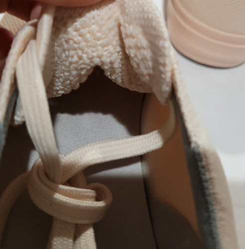 New ROTHY’S RS02 Lace Up Knit Sneakers Womens 8.5 Mens 7 Pale Pink Lightweight - Picture 15 of 23