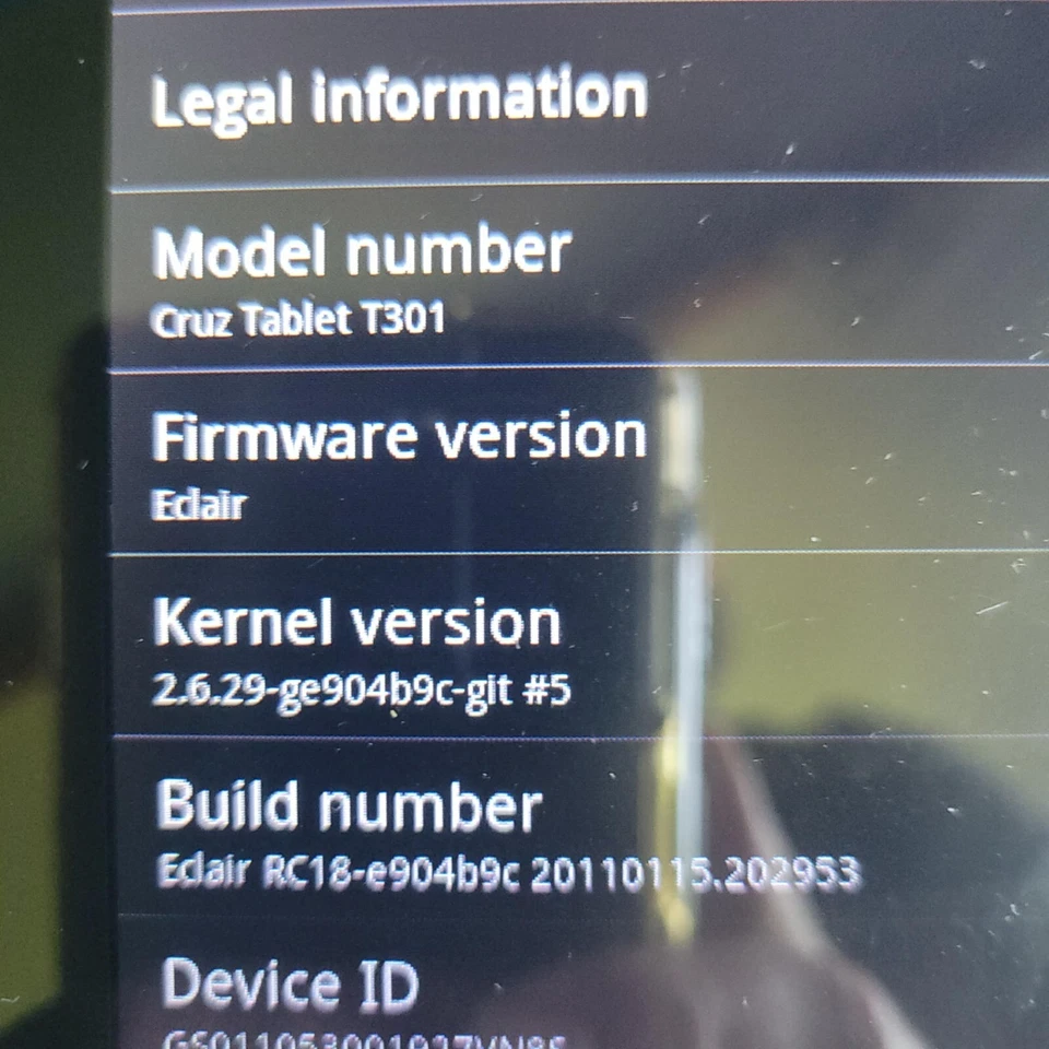 Tableta Velocity Micro CRUZ Reader T301 negra - #20250613705 Foto 4 de 4