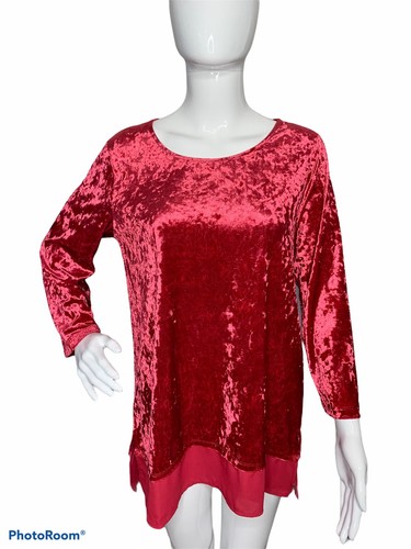 Coldwater Creek Women's S Red Velvet 