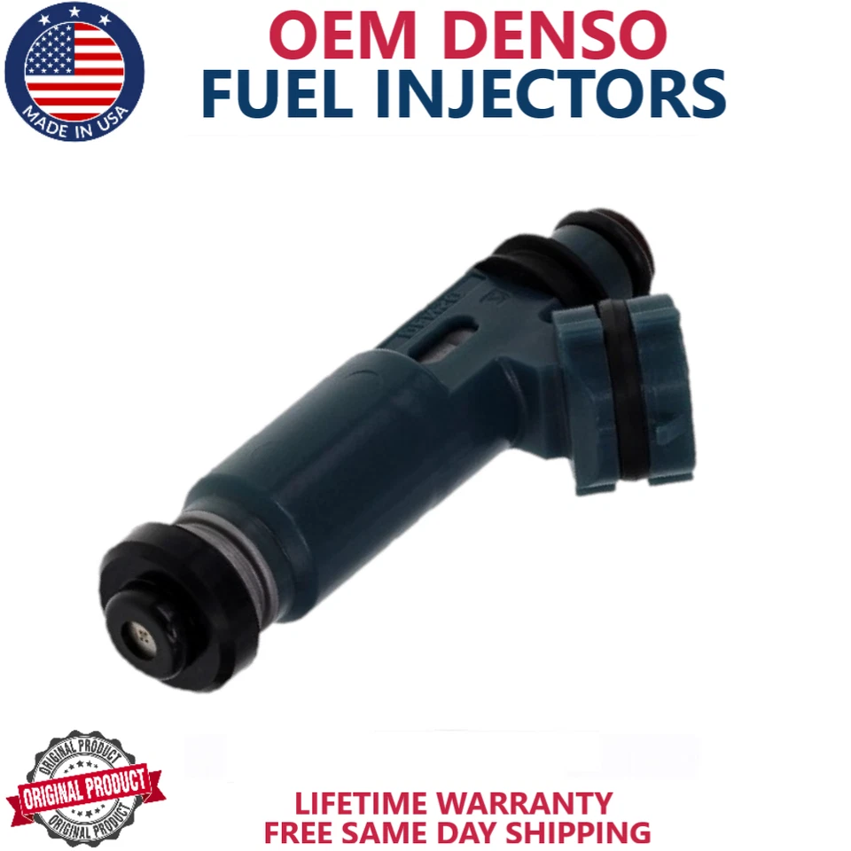 Inyectores de combustible nuevos x8 OEM DENSO para Lexus LX470 1998-2005 4,7 L V8 #23250-50040 Foto 2 de 4