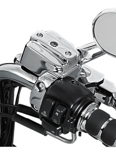 6pcs Black Control Switch Housing Button Caps for Harley Sportster Dyna 1996-13 - Picture 4 of 17